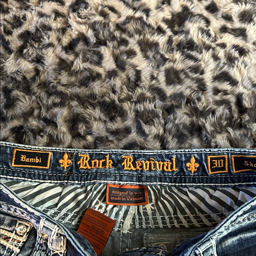 Rock Revival Bambi Jean Shorts TAG SIZE 30 - Picture 9 of 16